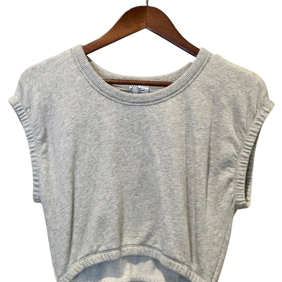 Offline by Aerie Women's Weekend Dress Middle Cutout Cap Sleeve Size S Gray - Picture 3 of 11